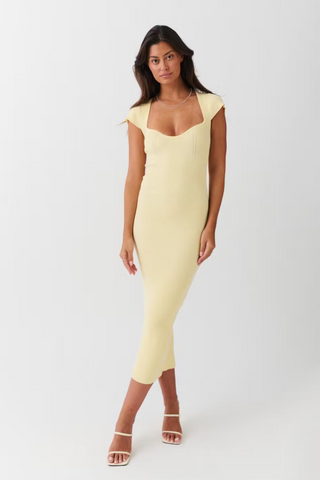 Knitted midi dress