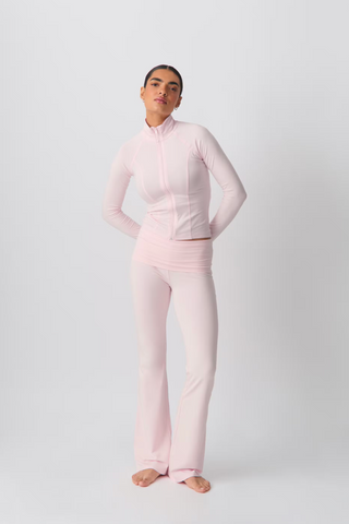 Soft touch zip jacket