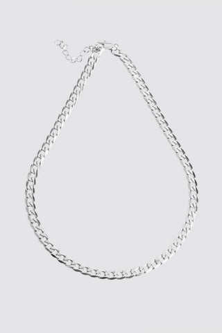 KEDJEHALSBAND - CHAIN SILVER